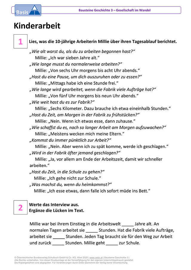 Kinderarbeit