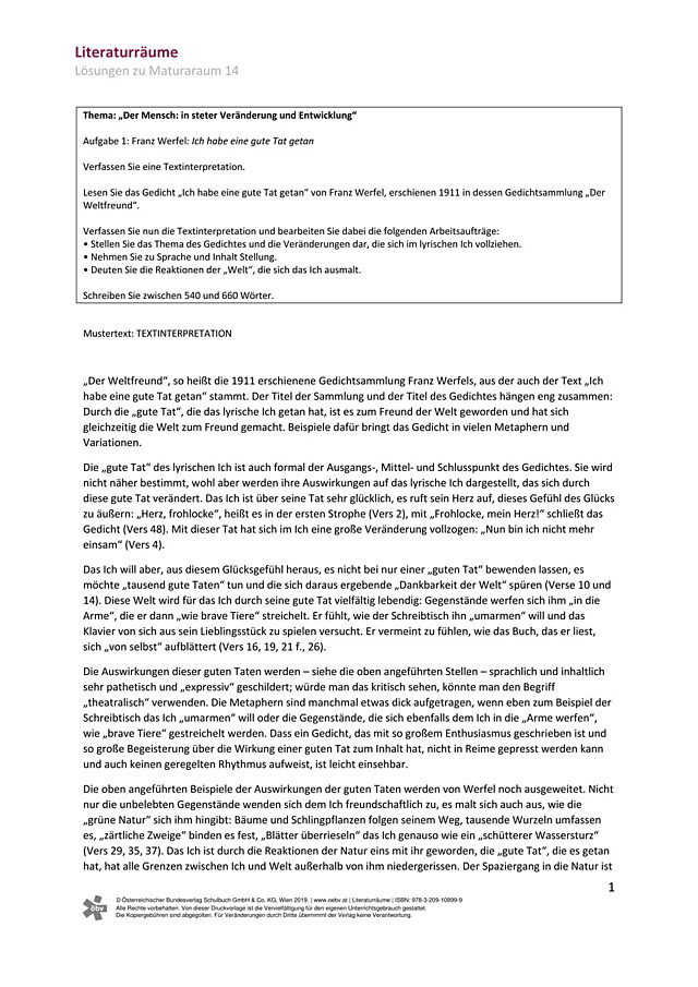 Maturaraum 14 - Expressionismus und Dadaismus