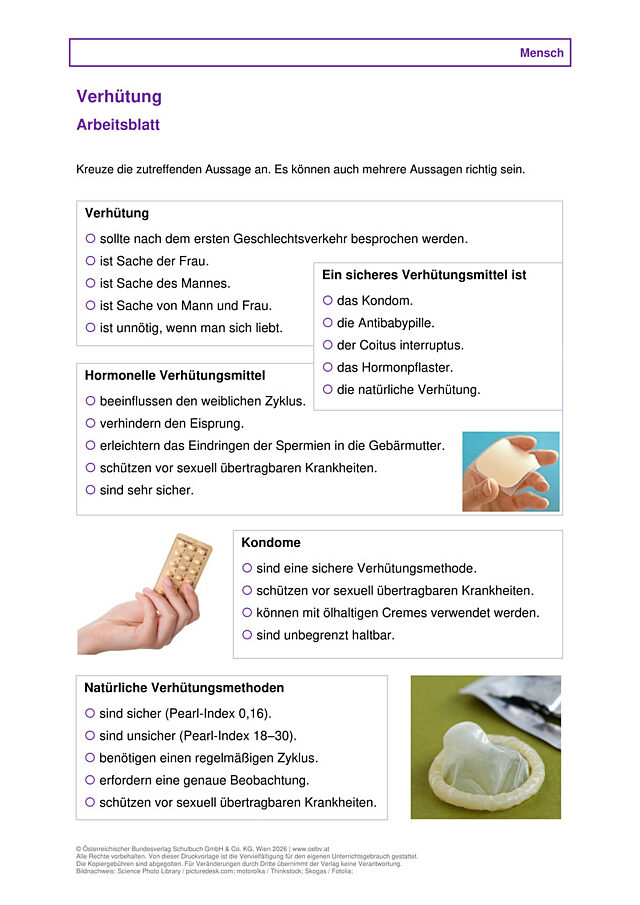 Verhütung