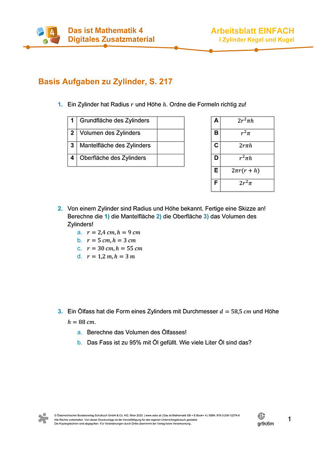 Zylinder