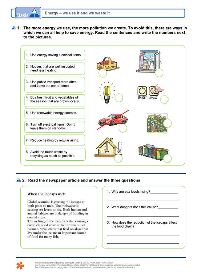 Energy –  we use it and we waste it