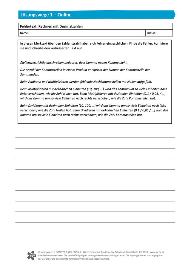Fehlertext
