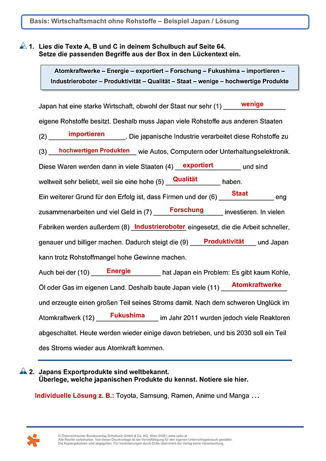 Wirtschaftsmacht Japan