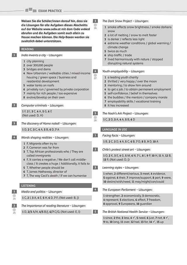 Exam practice