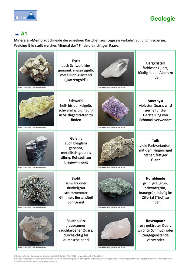 Mineralien