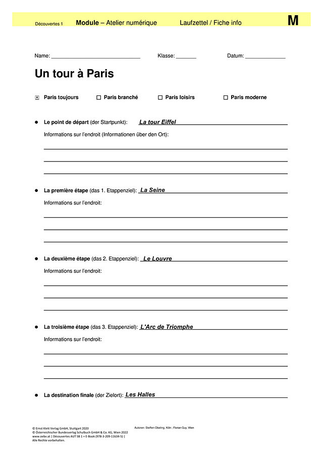 Un tour à Paris