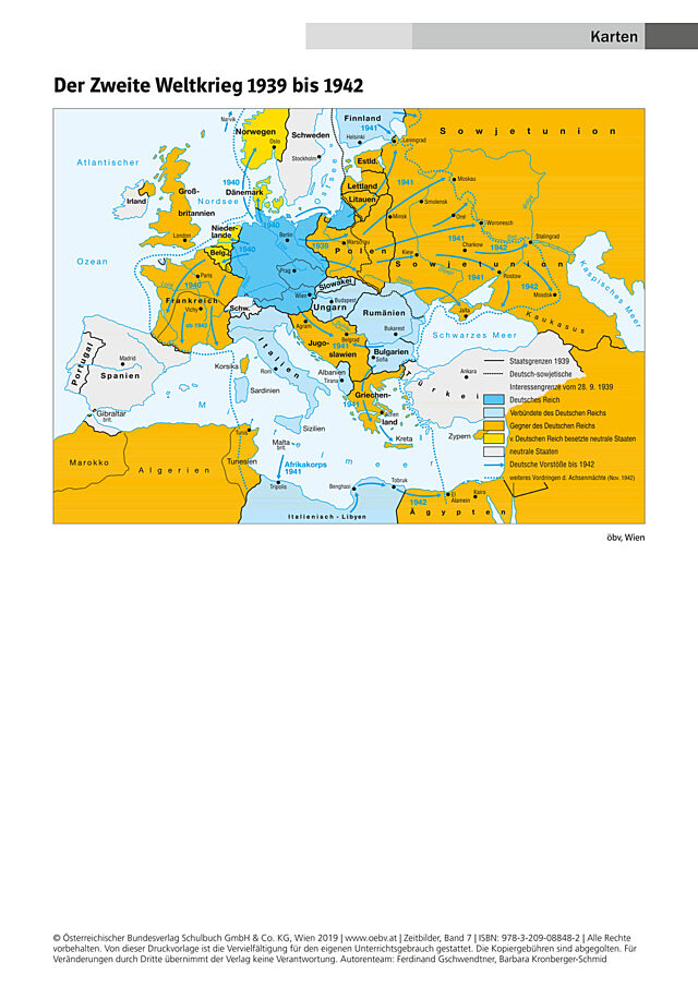 Der Zweite Weltkrieg 1939 bis 1942