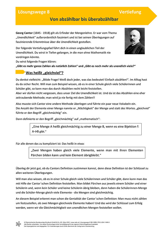 Überabzählbare Mengen