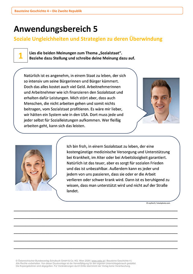 Anwendungsbereich 5 - Soziale Ungleichheiten und Strategien zu deren Überwindung