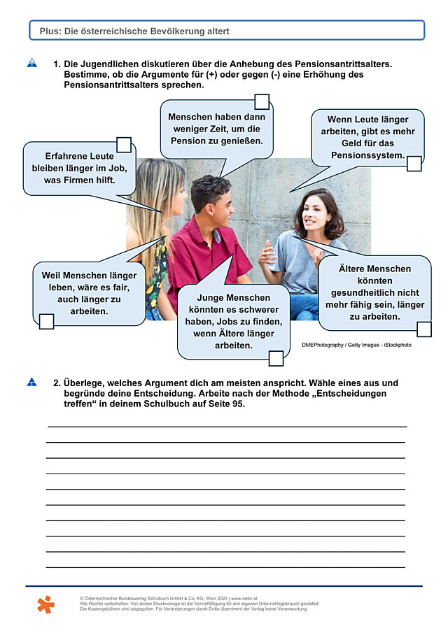 Die Bevölkerung altert
