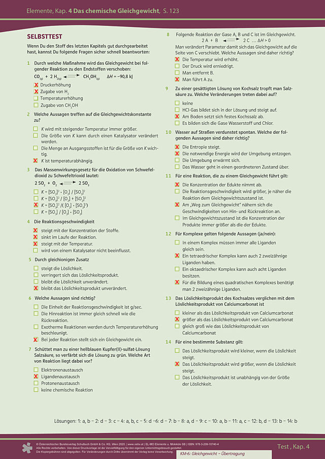 Selbsttest Kapitel 4