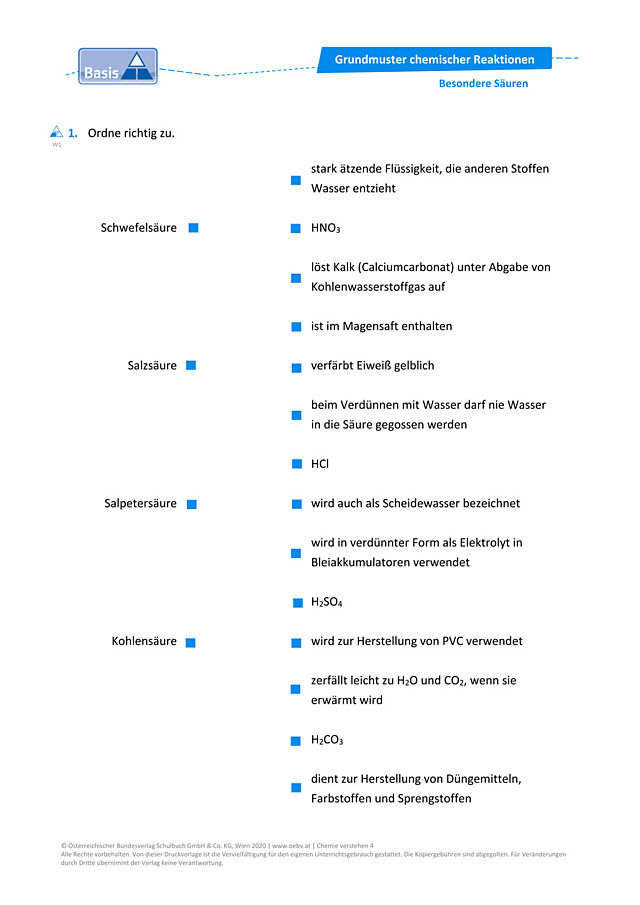 Besondere Säuren