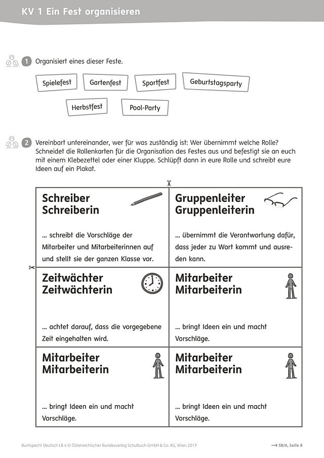 Ein Fest organisieren