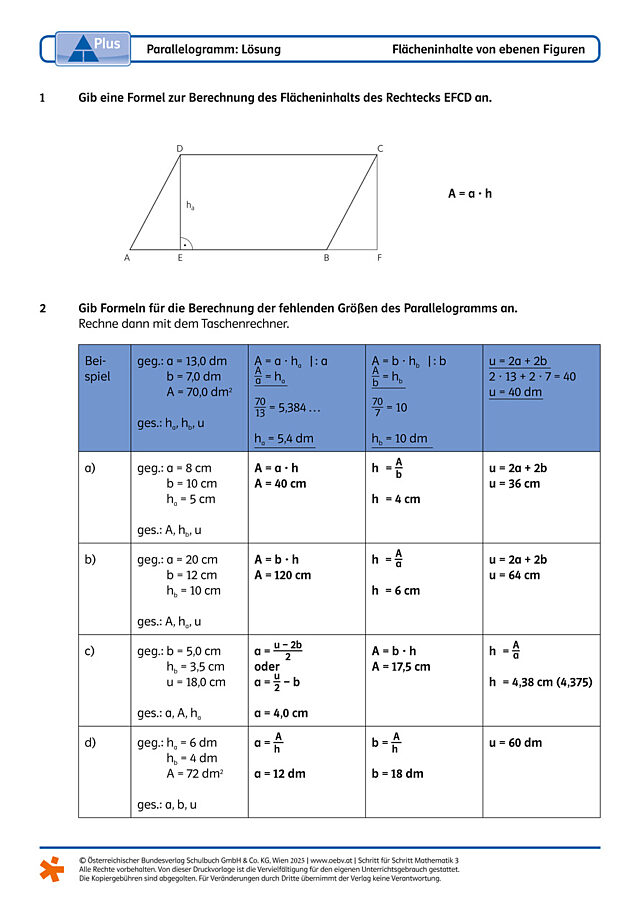 Parallelogramm