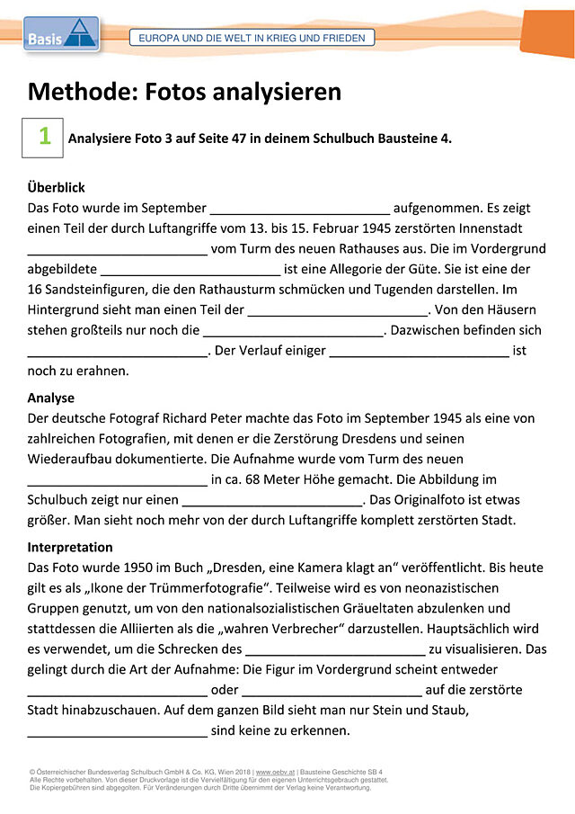 Fotos analysieren