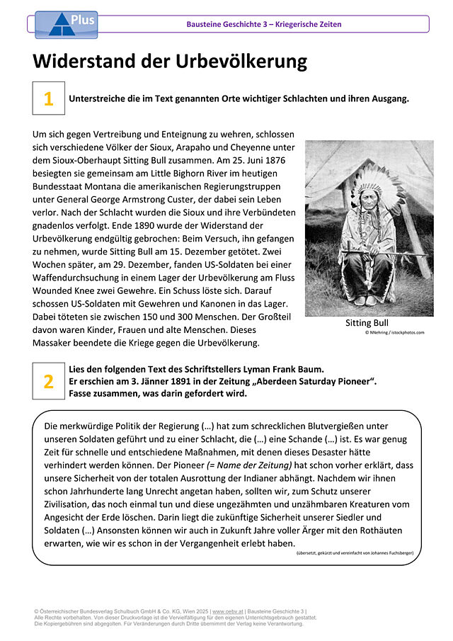 Widerstand der Urbevölkerung