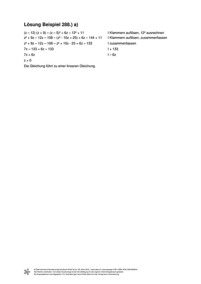 Beispiel 288 a
