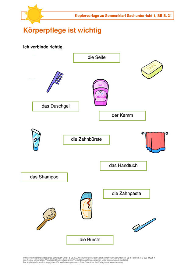 Körperpflege ist wichtig
