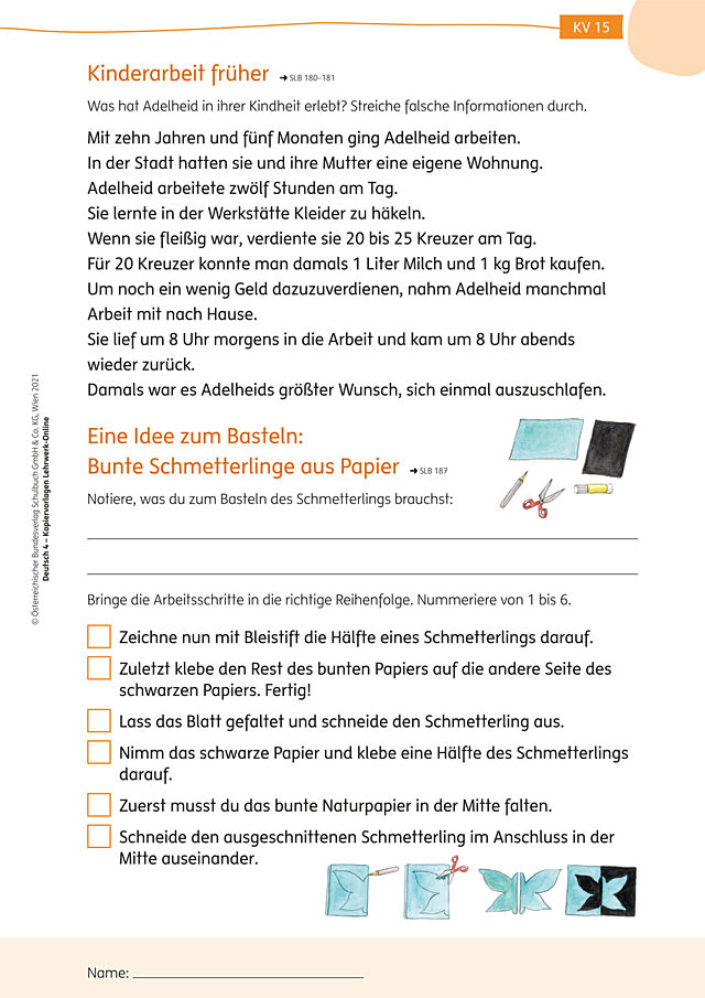 Arbeitsblatt 15