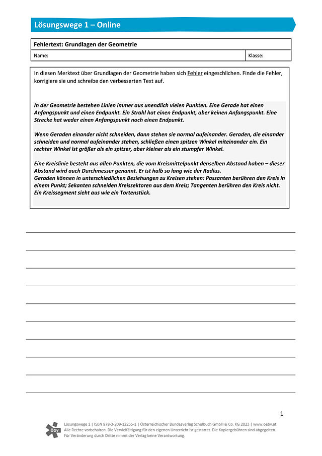 Fehlertext