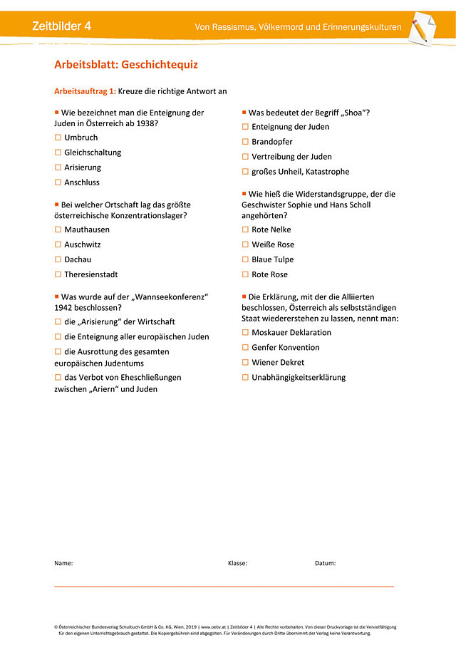 Geschichtequiz