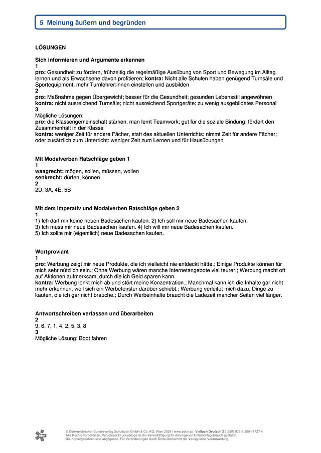Lösungen Kapitel 5