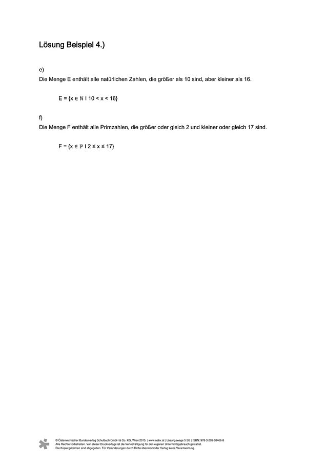 Beispiel 4 e, f