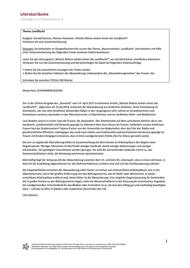 Maturaraum 3 - Die Literatur des Spätmittelalters