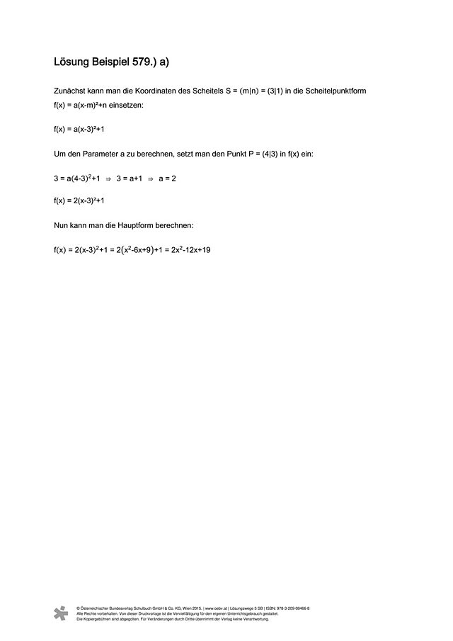 Beispiel 579 a