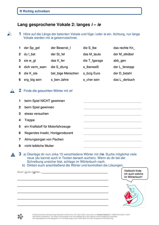 Lang gesprochene Vokale 2