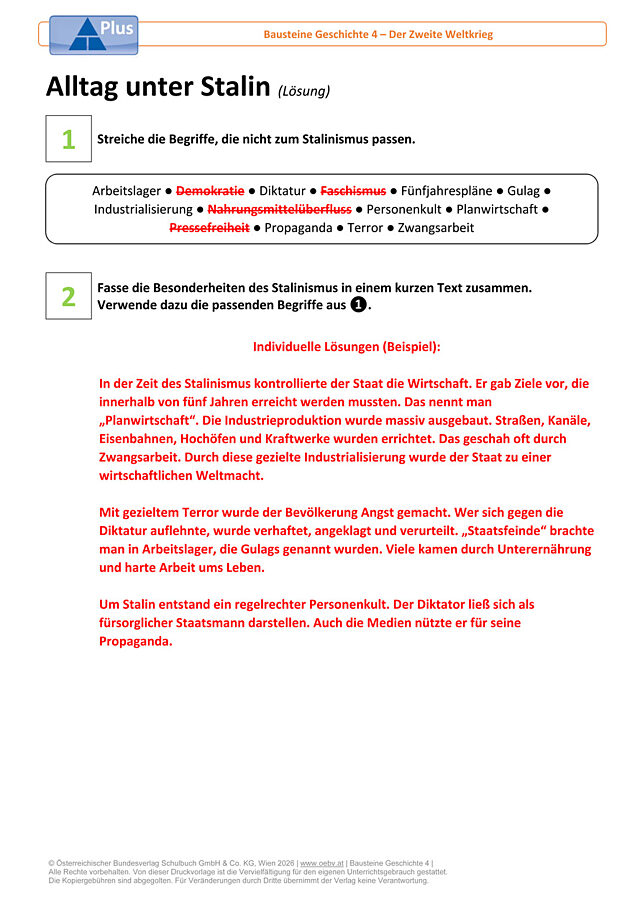 Alltag unter Stalin_Plus