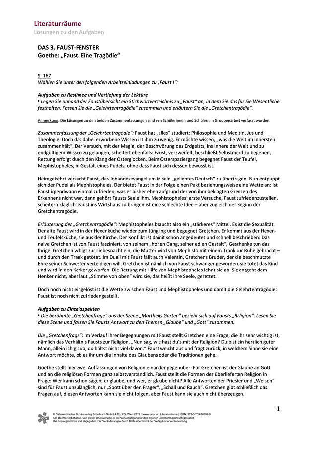 Das 3. Faust-Fenster: Goethe: „Faust. Eine Tragödie“