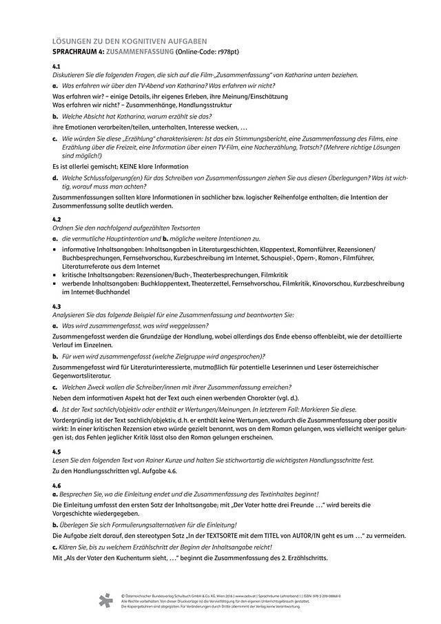 Zusammenfassen