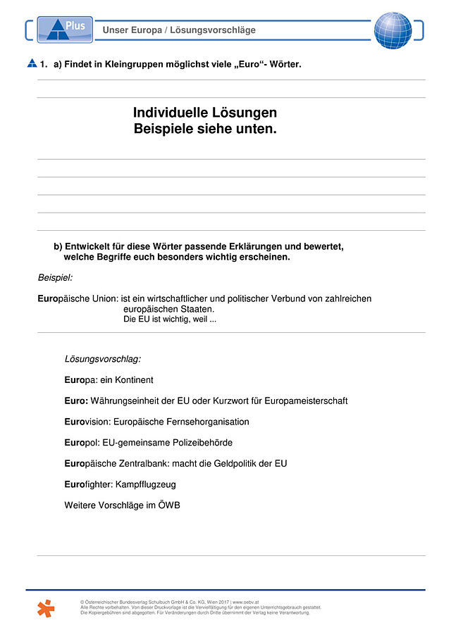 Unser Europa Lösung