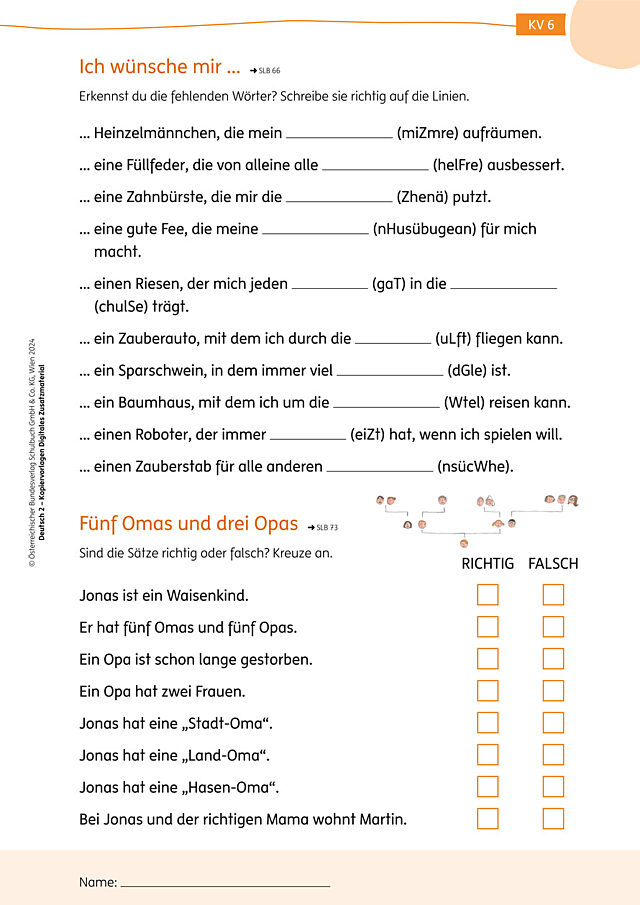 Arbeitsblatt 6