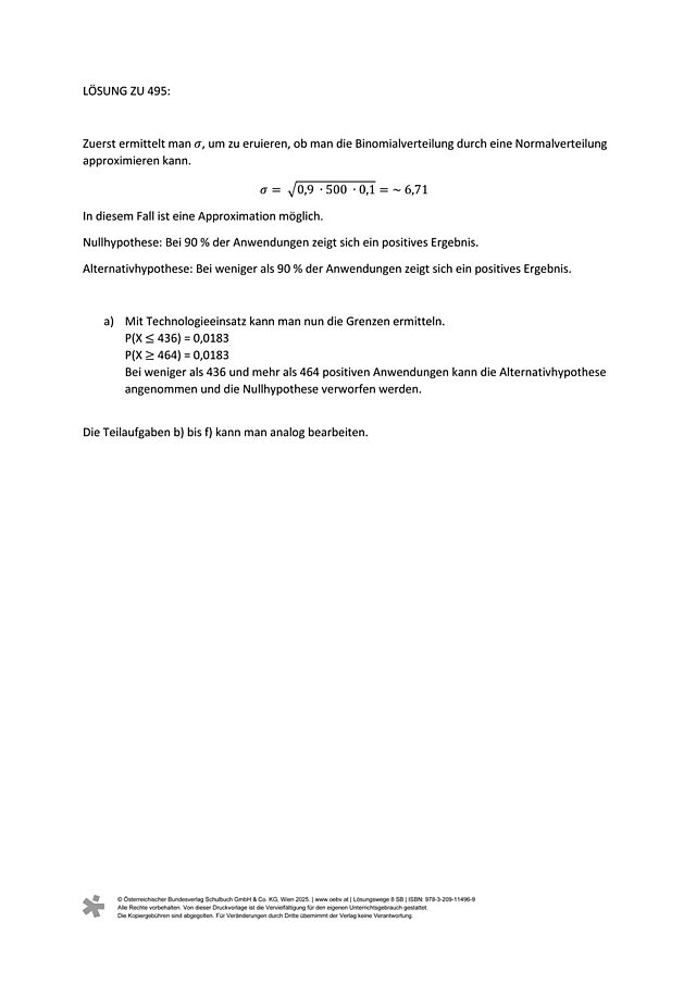 Lösung zu 495