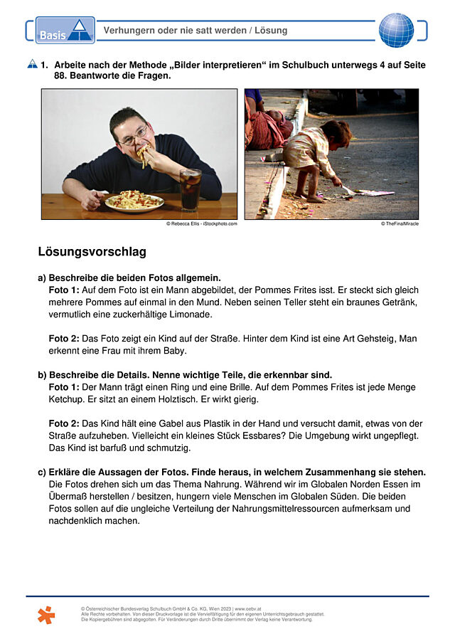 Verhungern oder nie satt werden