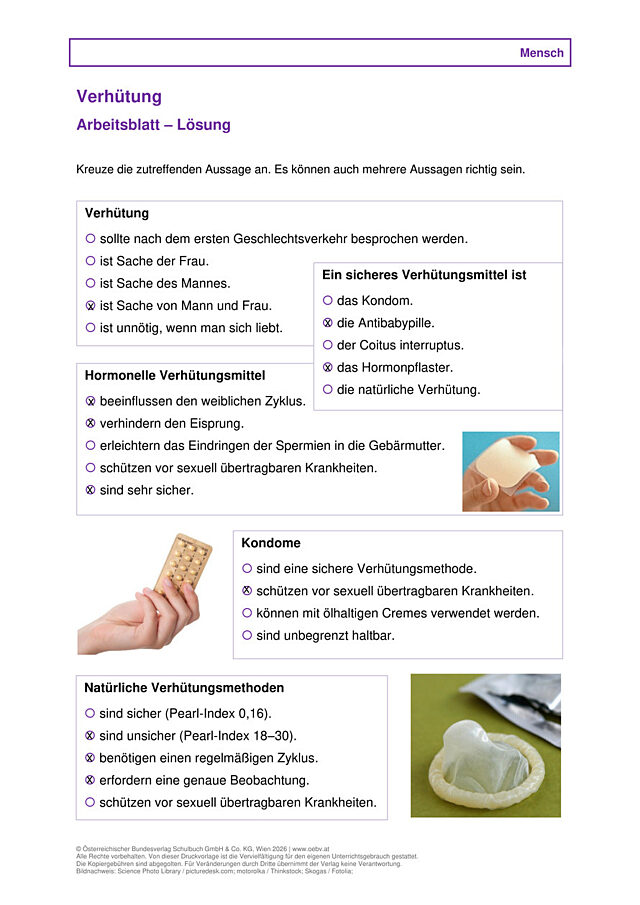 Verhütung