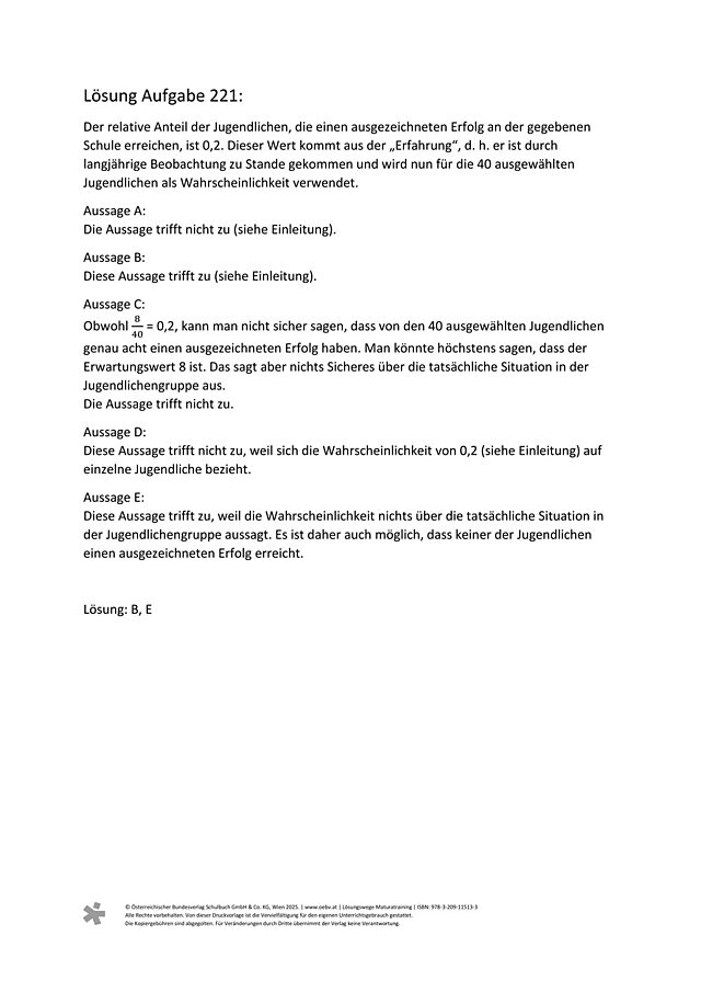zu Aufgabe 221