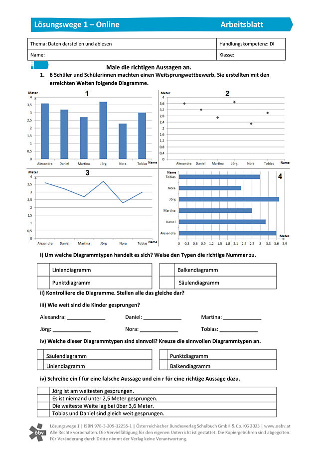 Daten darstellen und ablesen 2